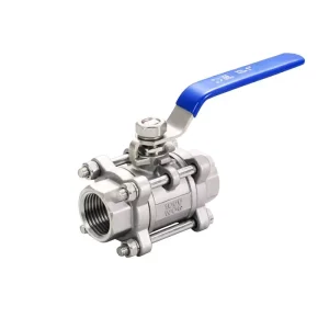 3PC Manual Ball Valves Male Female Three Pieces Ball Valves with Base Customizable OEM Support