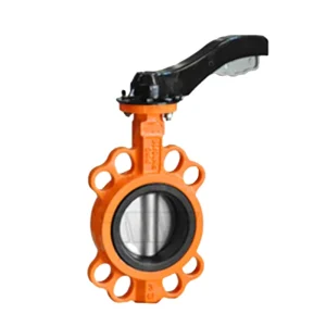 3in DI Nickel Plating Cast Iron Manual Butterfly Valve for Water DN80