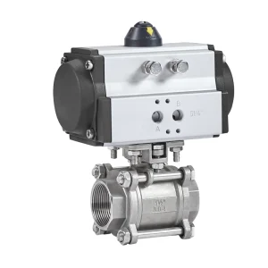 3pc Pneumatic Stainless Steel 304 Ball Valve 3 4” 4” for Tank Bottom ISO Standard OEM Available 0~1.6MPa 20 120C Base
