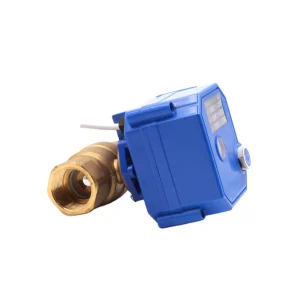 3v 5v 6v 12v 24v 110v 220v DN15 DN20 DN25 CWX-25S 2 Way Brass Ss304 Mini Electric Motorized Ball Valve 12v