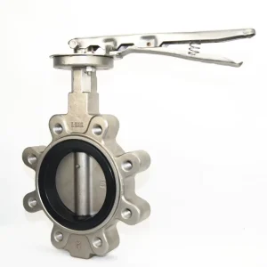 4-12 Inch Stainless Steel Body EPDM Seat Manual Lug Butterfly Valve