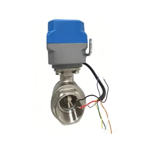 4-20mA Modulating Motorized Ball Valve 316L Stainless Steel Female Thread Control Valve DN8 DN15 DN25