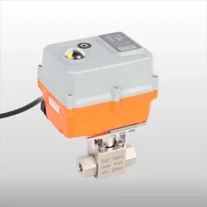 4 20ma Full Port Motorized Actuated Proportional Valves Modulating Electric Control Motor Operated Ball Valve OEM Stainless ISO