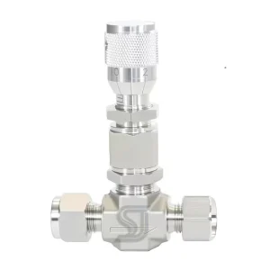 4 6 8 12mm 1 16″ 1 8″ 1 4″ 3 8″ 316 Stainless Steel Manual 1 Way Needle Valve Micro Flow Regulating Metering Valve Controller