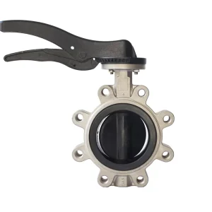 4 Inch DN100 Manual Butterfly Valve EPDM Seat SS410 Stem Cast Iron Body CF8 Disc Lug Type for Oil Source Great Factory Price