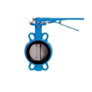 4 Inch Handle Lever Stainless Steel Manual High Pressure Soft Seal Wafer Type Butterfly Valve for Water