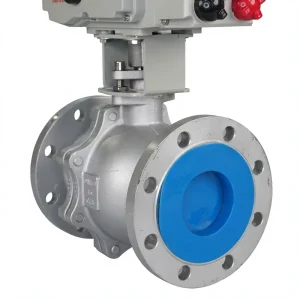 4 Inch Motorized Stainless Steel Ball Valve Intelligent Electric Actuator Flange Connection Control for Gas Oil Applications