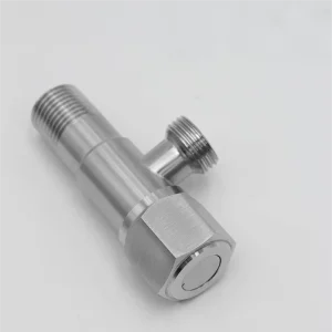4 point Angle Valve for Hot and Cold Water Shut off Household 304 Stainless Steel Universal for Water Heaters and Toilets