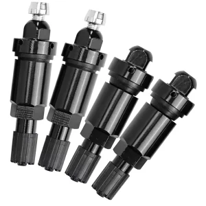 4PCS Metal Valve Stems TPMS Compatible with Tesla Tire Valves Replacement Kit for Car and Truck Wheels