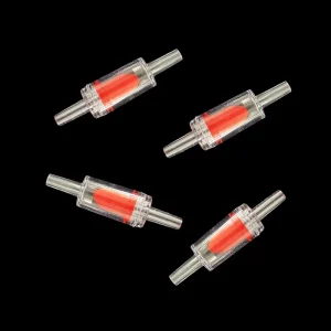 4mm Air Check Valve Smooth Surface Polypropylene Tube Connector Ball Check Valve Fittings for Water Pipe System Quick