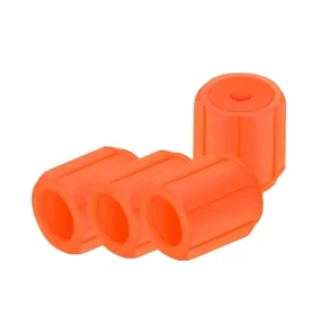 4pcs Fluorescent Plastic Tire Valve Caps Durable Universal Fit for Most Cars SUVs Trucks