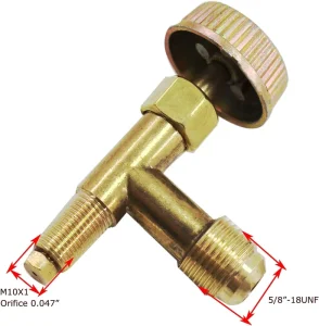 5 8 18UNF Male Thread Gas Needle High Pressure Control Valve for Cooking Stove Turkey Pot