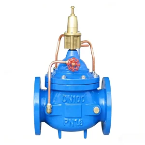 500X Pressure Relief and Reducing Valve, Custom Ductile Iron Hydraulic Fire Control Valve, Adjustable DN200