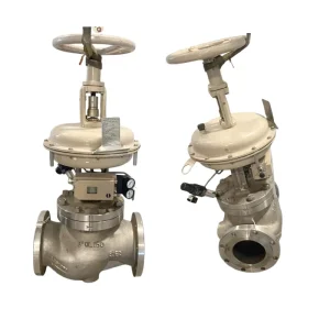 6″ 150# CF8 Pneumatic Actuated Globe Control Valve 241-1 Customized 3730-4 Profibus Valve Positioner