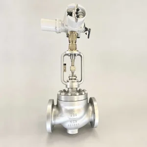 6 Inch ANSI 300 WCB Electric Globe Control Valve Motorized Modulating Flow Pressure Regulation for Steam Water Oil Gas
