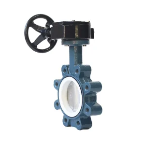 6 inch DN150 Carbon Steel Manual Flanged Butterfly Valve SS304 Model Gas Water Oil Acid Normal Temperature 18 Month