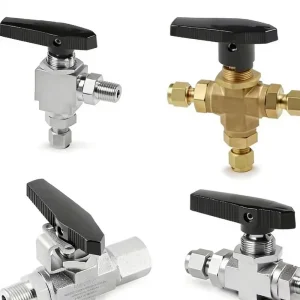 6000 Psig Manual Stainless Steel Double Ferrule Instrument Ball Valve for Oil Gas and Petrochemical