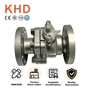 6A Material Flange Hard Seal Ball Valve ASME 300LBP DN50 Floating Stainless Steel Ball Valve