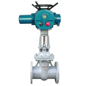 8-Inch Stainless Steel Double-Flange Multi-Turn Electric Actuated Motorized Gate Valve
