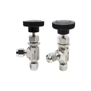 90 Angle Needle Valve 316 Stainless Steel Manual 1 2″ 1 4″ 3 8″ NPT Ports Flow Control & Shut off Valve for Gas
