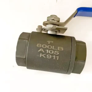 A105 F304 F316 F51 F53 F55 625 825 2PC Ball Valve with High Pressure 800LBS 2500LBS