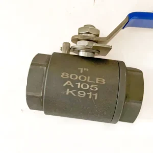 A105 F304 F316 F51 F53 F55 625 825 2PC Ball Valve with High Pressure 800LBS 2500LBS