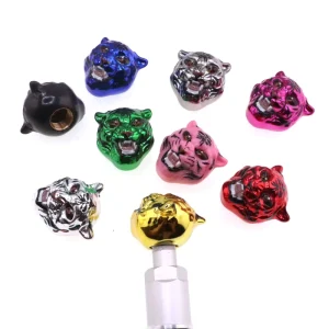 ABS Tyre Caps 8V1 Universal Dustproof Valve Stem Cap Auto Bike Motorcycle 9 Colors Car Air Tire Valve Caps