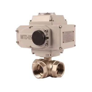 AC 230V Motorized 3 Way 304 Stainless Steel Electric Ball Valve Actuator with IP67 ISO Certified OEM