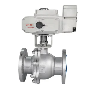 AC DC 24V 380V IP67 Waterproof Stainless Steel Electric Ball Valve for Industrial Piping Systems
