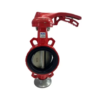 ACKO Manual Lever Wafer Butterfly Valve QT450 WCB Durable for Water Supply Drainage System and Oil