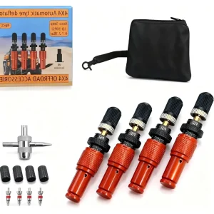 AMBITION Adjustable Auto-Stop Tire Deflator Valve Kit 10-30 PSI Automatic Tire Air Tool