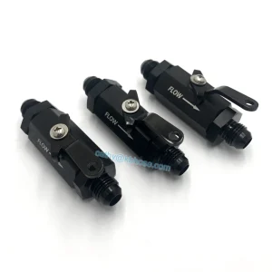 AN4 AN6 AN8 AN10 AN12 AN16 Male Fuel Fitting Shut Off Valve Aluminum Inline One Way Non Return Check Valve Shut Off Valve