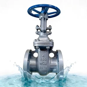 ANSI 150LB WCB Gate Valve Cast Carbon Steel Flanged Outside Screw and Yoke Flexible Wedge 13Cr Stem Trim Petrochemical Equipment