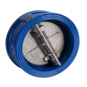 ANSI 4 Inch Dual Plate Wafer Check Valve Spring Loaded GGG50 Silent Non Return Valve for Pump Protection