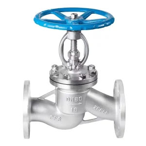 ANSI/API SS304 Flange Control Globe Valve DN50 Medium Pressure High Temperature Water Media