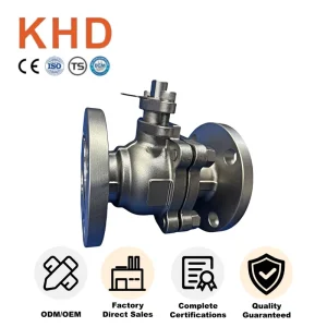ANSI ASME Stainless Steel Flange Ball Valve 150LBP 1 Inch Precision Casting Switch Manual Flange Ball Valve