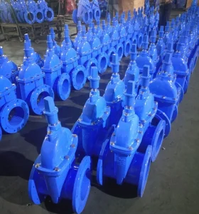 ANSI AWWA American Standard Plain End Resilient Seat Gate Valve