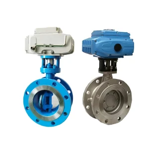 ANSI CE CF8 CF8M SS304 316 PN16 150LB DN250 DN700 Electric Flange Butterfly Valve
