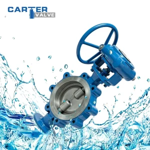 ANSI Double Eccentric Butterfly Valve SS304 SS316L Wafer Lug Manual Zero Leakage Water Chemical Corrosion Resistant API 609