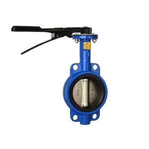 API 609 DN200 GG25 Pneumatic Operated Ductile Iron Flange Butterfly Valve