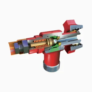API 6A Safety Valve Protects Oilfield Wellheads 15000PSI Rated with Reliable Threaded Connection