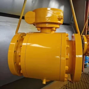 API 6D Gear Operated Type Ball Valve