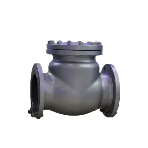 API 6D Industrial Swing Check Valve Flanged Ends WCB Carbon Steel Body High Temperature Low Pressure Pipelines