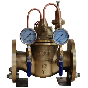 API CE Iron Brass Pilot-Operated Adjustable Water Pressure Reducing Valve