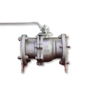 API JIS DIN 2PC 150lb 300lb 1500lb 300psi Flange Ball Valve Carbon Steel Stainless Steel Floating Ball Valve