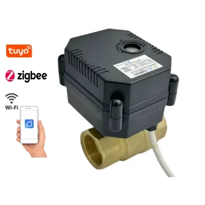 APP Control Tuya Zigbee 3.0 Smart Life WiFi Motorized Water Shut Off Ball Valve for Remote Timer Irrigation Percent Control
