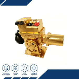 AS25 BS60 Electric Actuator Absolute Encoder Over Torque Protection Phase Sequence Protection Manual Operation