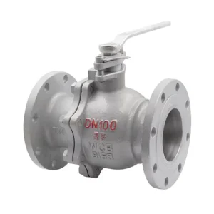 ASME B16.34 High Temperature CF8M CF8 DN50 DN100 2PC Manual Flanged Ball Valve WCB Body Gas OEM Supported ISO9001 CE SIL3 3-Year