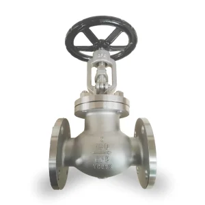 AWWA ANSI DIN 2 Inch 150LB Manual Flanged Stainless Steel Globe Valve High Temperature Stop Water Applications OEM Customization