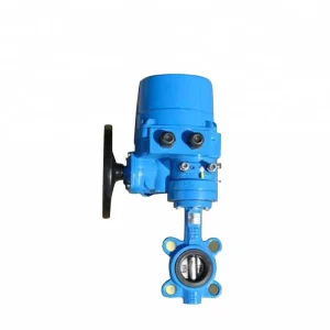 AWWA C504 PN16 D71X ISO9001 Certified Electric Actuator Motorized Butterfly Valve for Water